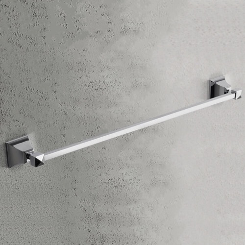 Towel Bar, 24 Inch, Polished Chrome Nameeks NCB01